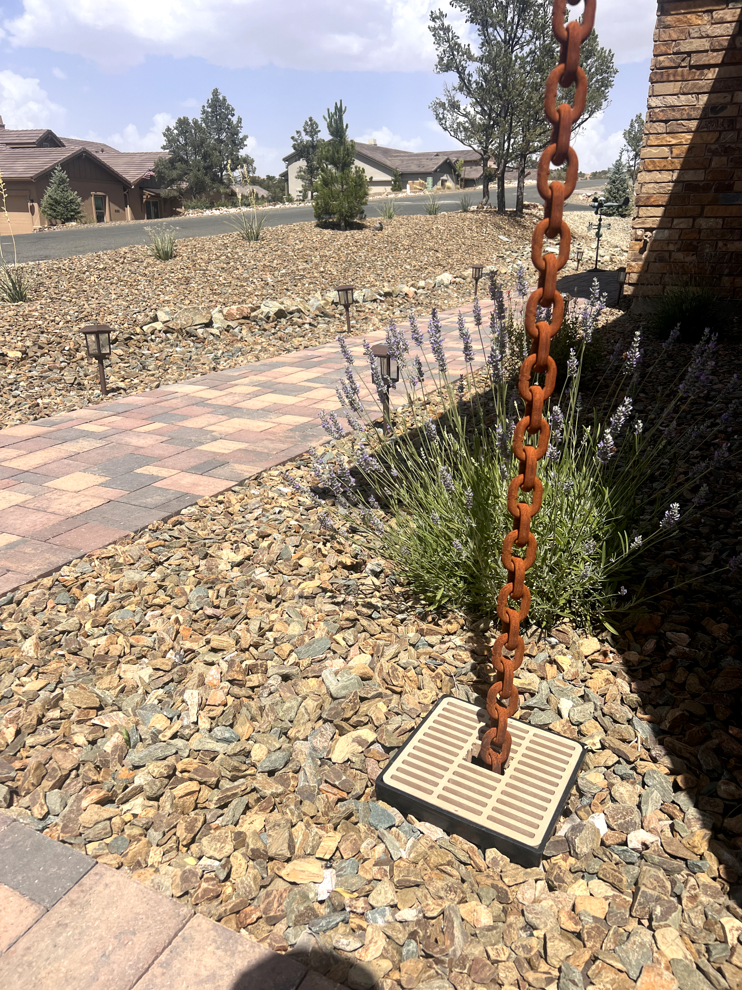 Artificial turf installation team at work in Clarkdale, AZ.