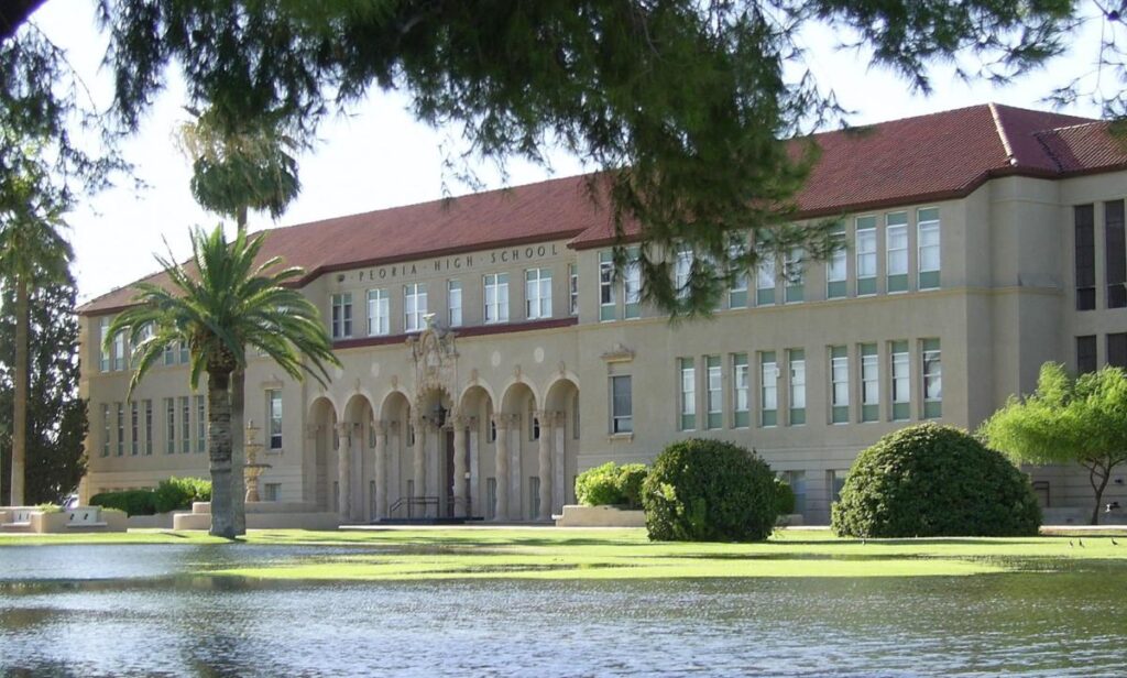 Peoria High School, Old Main Building. Peoria, Arizona, USA