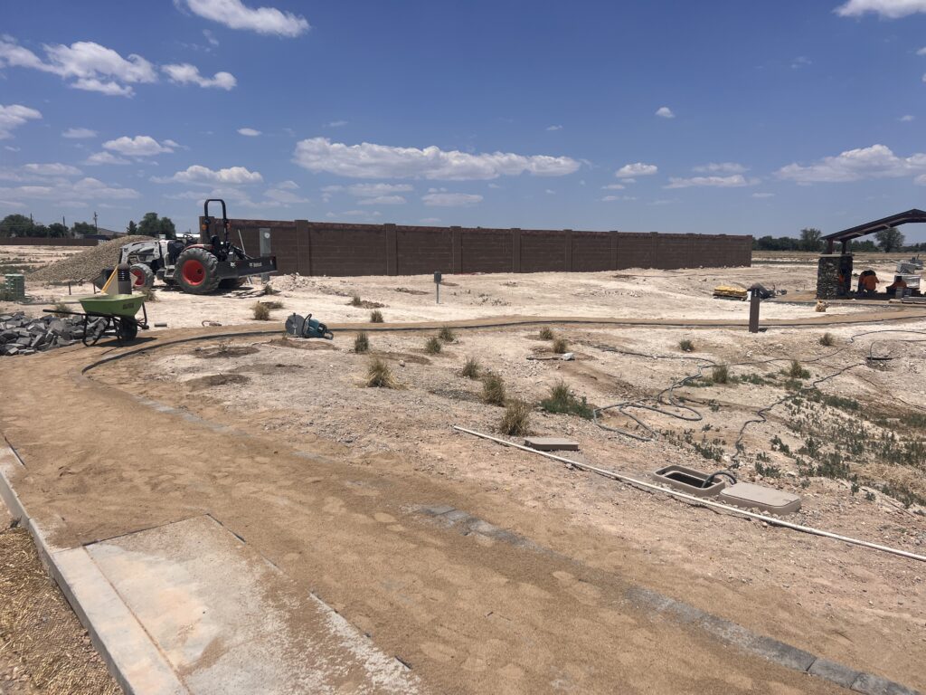 Shade tree planting in Wickenburg, AZ for residential properties