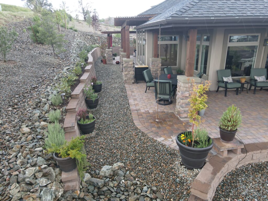 Shade tree planting in Cave Creek, AZ for desert properties